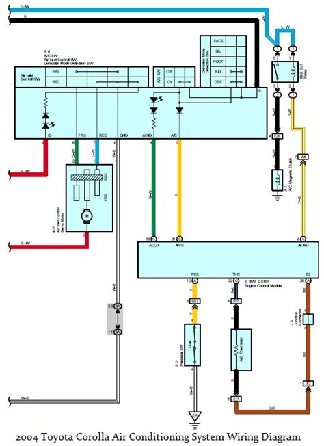 toyota aircon wiring diagram 